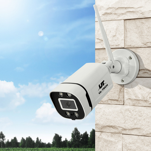 3MP Wireless CCTV Security Camera System WiFi Outdoor Home IP Cameras Square