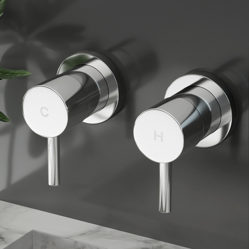 Bathroom Tap Shower Twin Tap Faucet Basin Sink Bath Swivel 