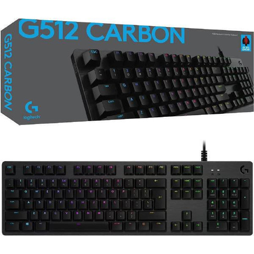 Logitech G512 Carbon RGB Mechanical Gaming Keyboard - GX Linear
