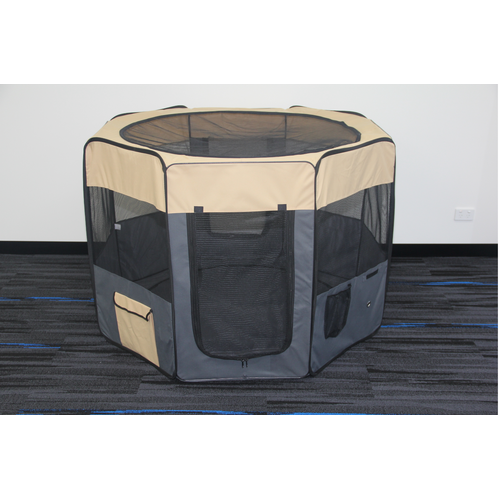 High Foldable XL Dog Puppy Cat Cage Soft Playpen Rabbit Enclosure