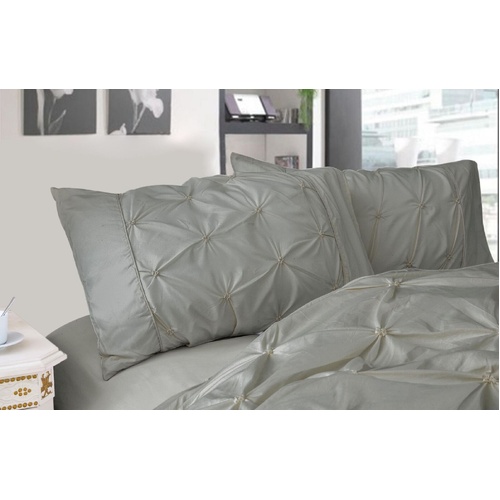 Diamond Pintuck Premium Ultra Soft Pillowcases 2-Pack