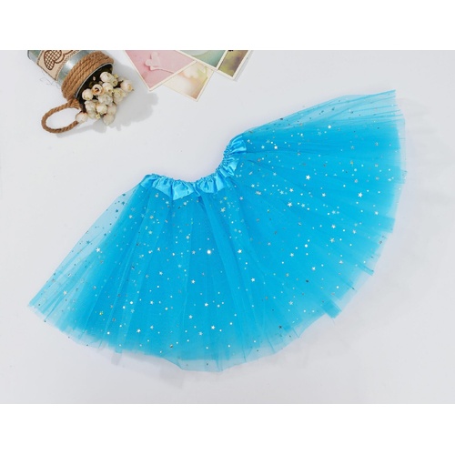 Sequin Tulle Tutu Skirt Ballet Kids Princess Dressup Party Baby Girls Dance Wear, Adults