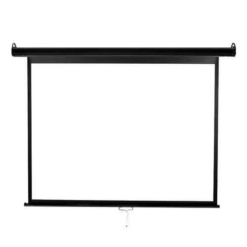 Projector Screen Manual Projection Retractable 3D Home Cinema