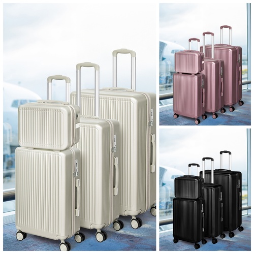 Luggage Suitcase Trolley Set Travel Lightweight 4pc 14"+20"+24"+28"
