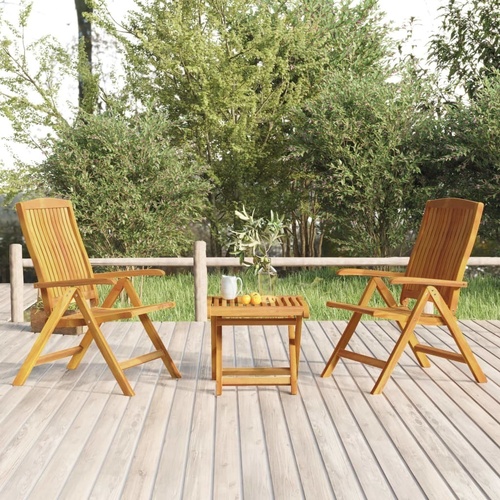 Garden Lounge Set Solid Wood Teak