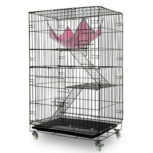 3 Level Rabbit Bird Cage Ferret Parrot Aviary Cat Rat Aviary Budgie Hamster Pet Cages Castor