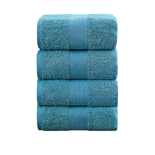 4 Piece Cotton Bath Towels Set