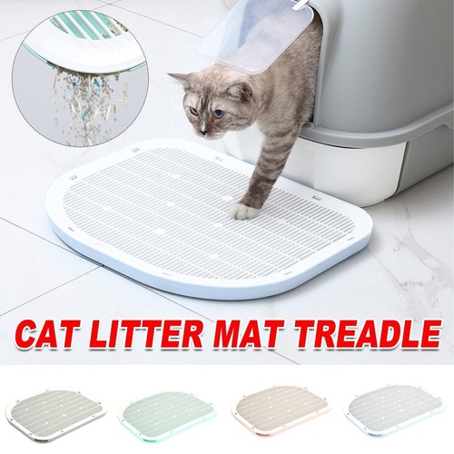Anti Spill Cat Litter Mat Double Layer Pet Toilet Mat for Litter Box