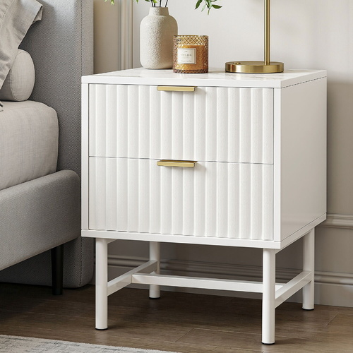 Bedside Table 2 Drawers Sets of 2