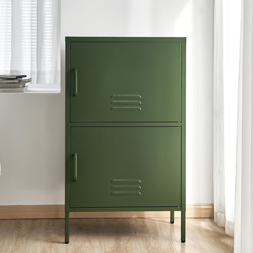 Artiss Buffet Sideboard Metal Cabinet Green