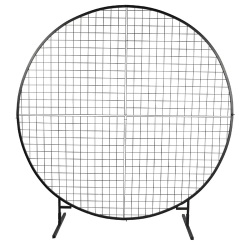 Sturdy Circular Flower Wall Event Stand 200cm Diameter Frame