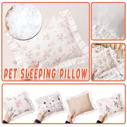 Lace Cat Pillow Soft Pet Cushion for Sleeping Comfortable Kitty Bed Cushion