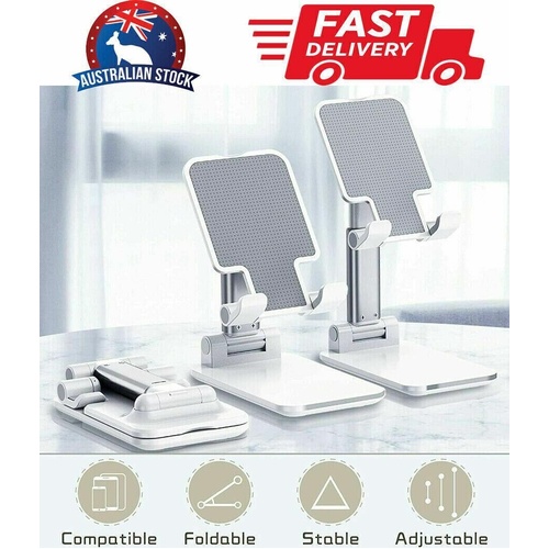 Foldable Adjustable Universal Desk Stand Holder For Mobile Phone Tablet Portable