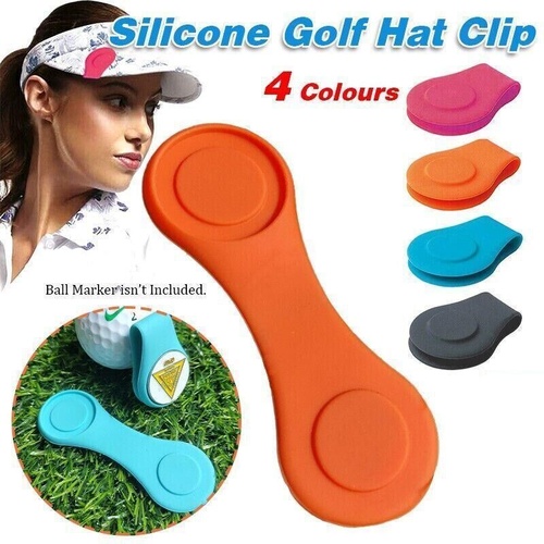 1Pc Silicone Golf Hat Clip Ball Marker Holder with Secure Attachment Design