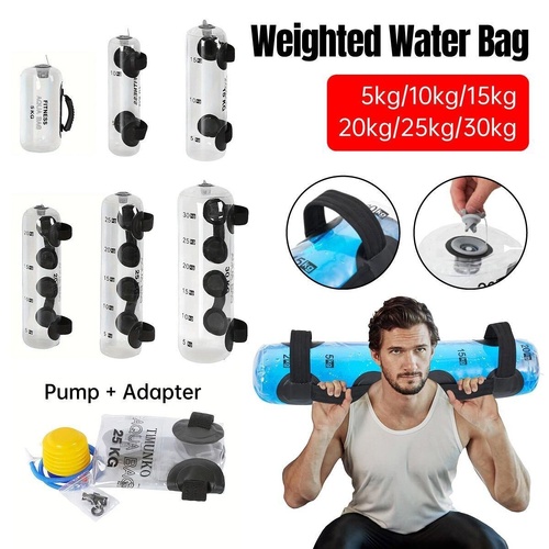 Adjustable Inflatable Water Weight Bag for Fitness Squat Strength Training Bag
