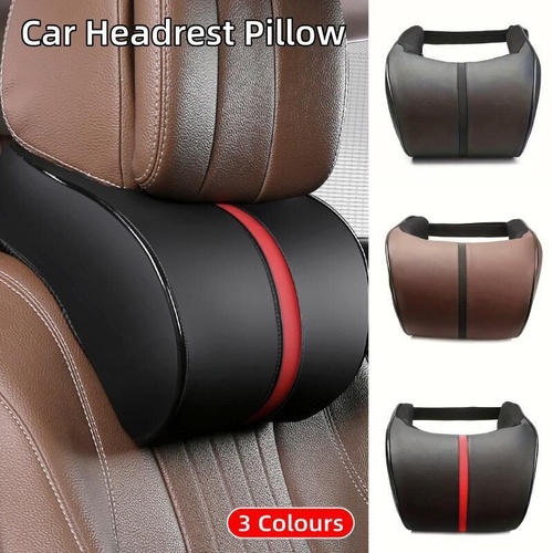 Car Headrest Neck Pillow for Comfortable Travel Support Memory Foam Car Pillow