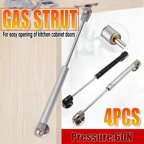4PCS 60N Gas Strut Kitchen Cabinet Cupboard Door Hinges Stays