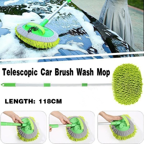 New Telescopic Car Brush Wash Soft Care Mop Vehicle Cleaning Window Adjustable