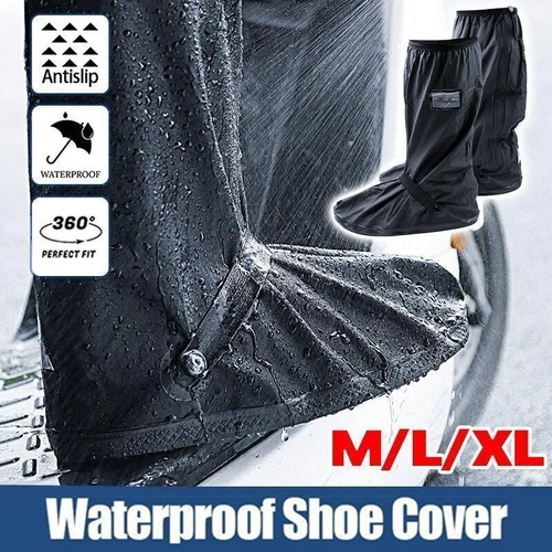 Waterproof Boot Gear Reusable Overshoe Rain Shoe Covers Anti-Slip Shoe Cover