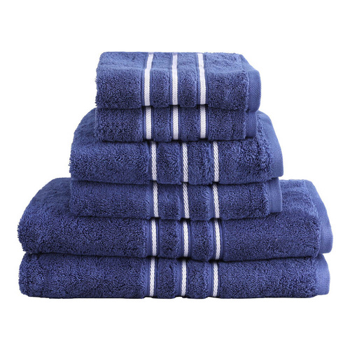 6 Pack Bath Towels Set Cotton Towel