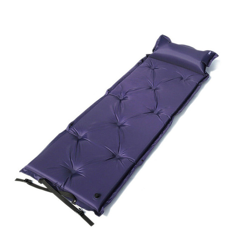 Self Inflating Mattress Camping Hiking Airbed Mat Sleeping with Pillow Bag Camp