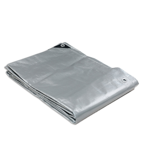 Heavy Duty Silver Black Tarp Tarpaulin