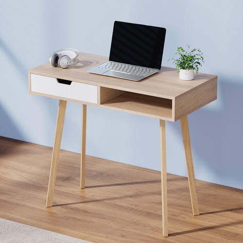 Computer Desk Drawer Cabinet Shelf 90CM