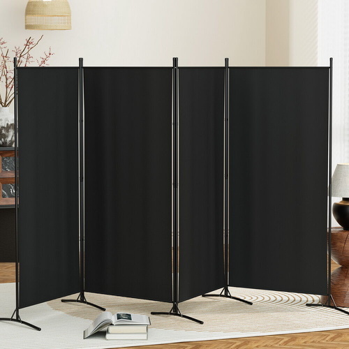 4 Panel Room Divider Screen 345 by 180cm Fabric