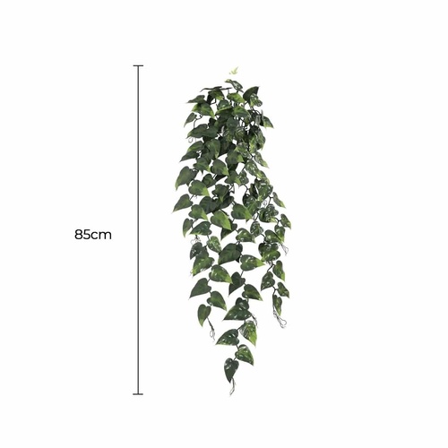 Hanging Artificial Pothos Philodendron Plant UV Resistant