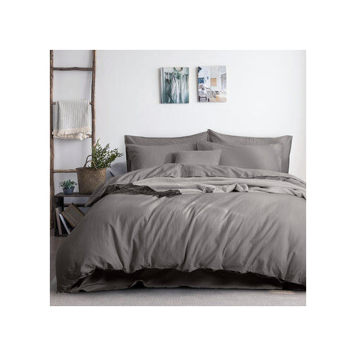 luxurious linen cotton quilt cover set queen
