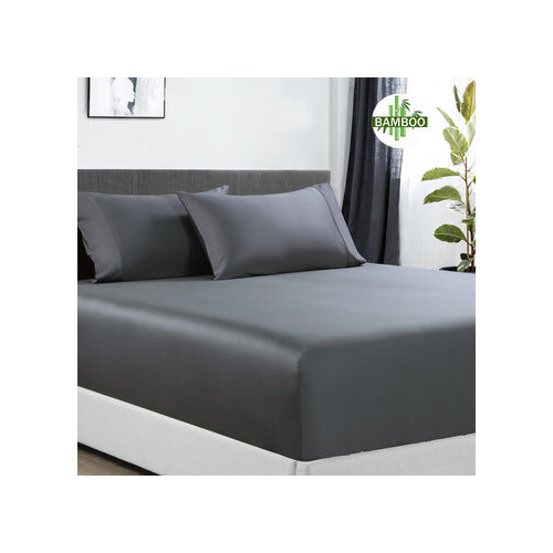 400 thread count bamboo cotton 1 fitted sheet with 2 pillowcases king single
