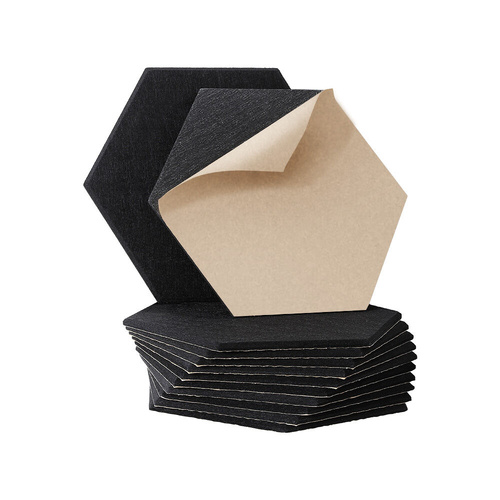 Acoustic Foam 12pcs 35 by 30 by 0.9cm Soundproof Absorption Panel Adhesive