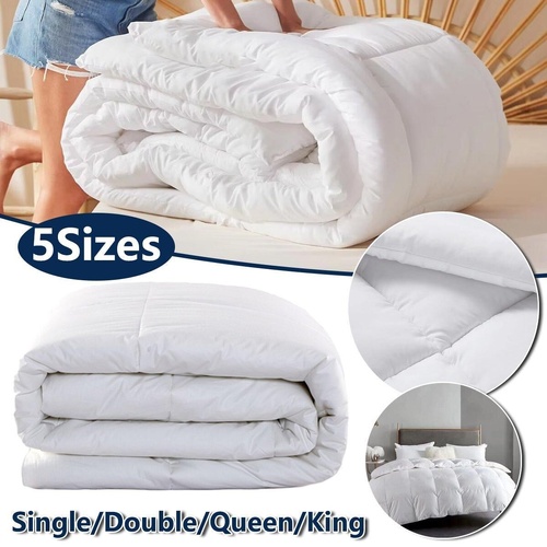 Luxury Hotel Quilt Core - Soft Microfiber Down Alternative Comforter for All Seasons