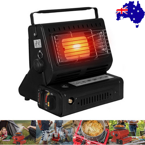 Portable Camping Gas Heater Outdoor Heating Stove Gas Baking Hunting Warmer AU