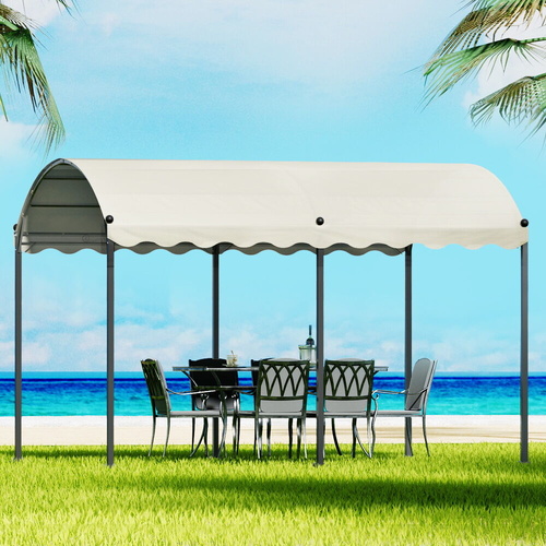 Gazebo Marquee 4 by 3m Outdoor Event Wedding Tent Camping Party Shade Iron Art Canopy
