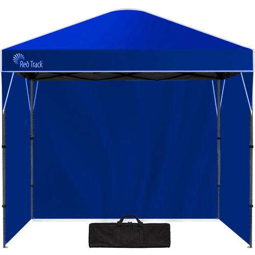 TRACK 3 by 3m Ultra Compact Folding Gazebo, Walls, Carry bag, Portable Outdoor Popup Marquee for Camping Beach