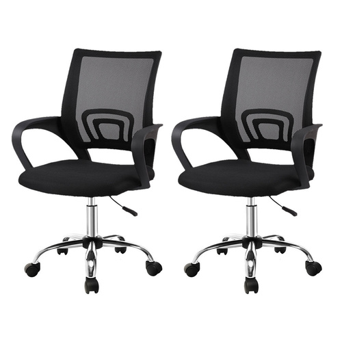 2x Mesh Office Chair Mid Back