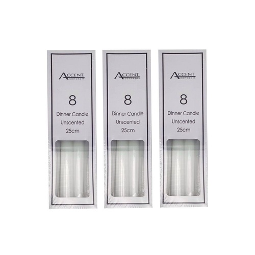 bulk 192 Unscented Dinner Candle