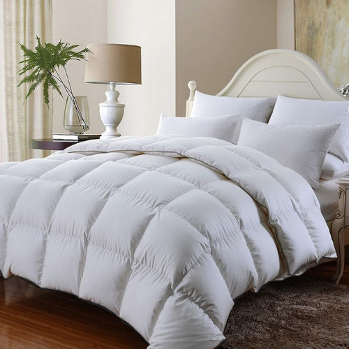 Royal Comfort 350GSM Luxury Soft Bamboo All-Seasons Quilt Duvet White