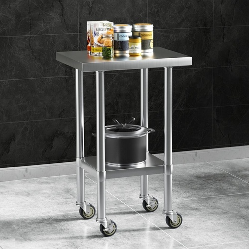 Stainless Steel Kitchen Benches Work Bench Wheels 430