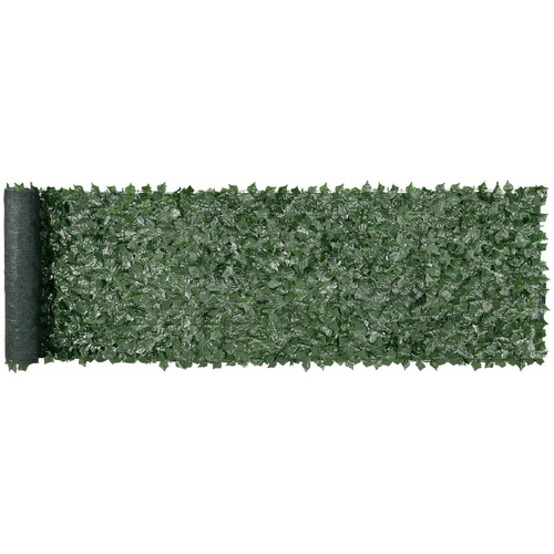 VEVOR Ivy Privacy Fence, Artificial Green Wall Screen, Greenery Ivy Fence with Mesh Cloth Backing and Strengthened Joint, Faux Hedges Vine