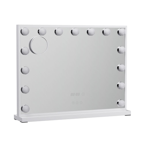Embellir Makeup Mirror Hollywood Vanity with LED Light Tabletop White