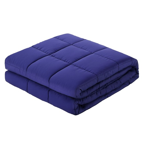 Weighted Blanket Kids Adults Heavy Gravity Relax Calm Blue