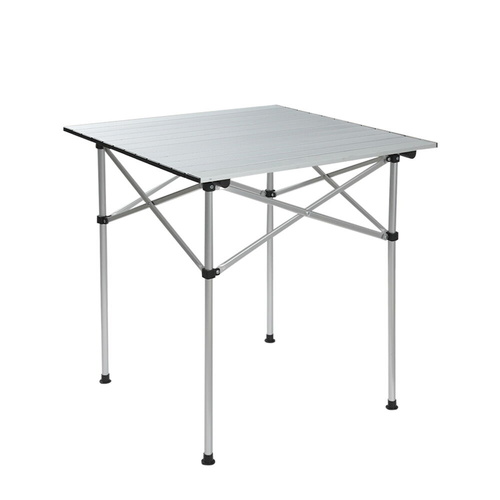 Folding Camping Table Roll Up Outdoor Picnic BBQ Aluminium Desk
