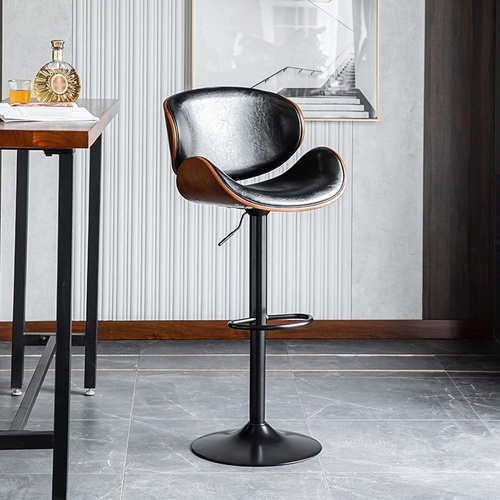 SERENIT‚àö‚Ä† European Modern Bar Stools Swivel Bar Stool Chair Counter Height Barstool with 360 Degree Swivel Seat