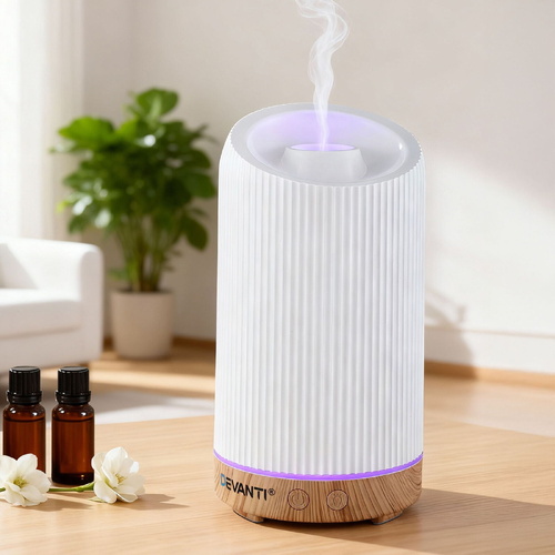 Ultrasonic Aroma Diffuser Aromatherapy LED Lights Iron Humidifier Forest