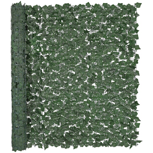 VEVOR Ivy Privacy Fence, Artificial Green Wall Screen, Greenery Ivy Fence with Strengthened Joint, Faux Hedges Vine Leaf Decoration