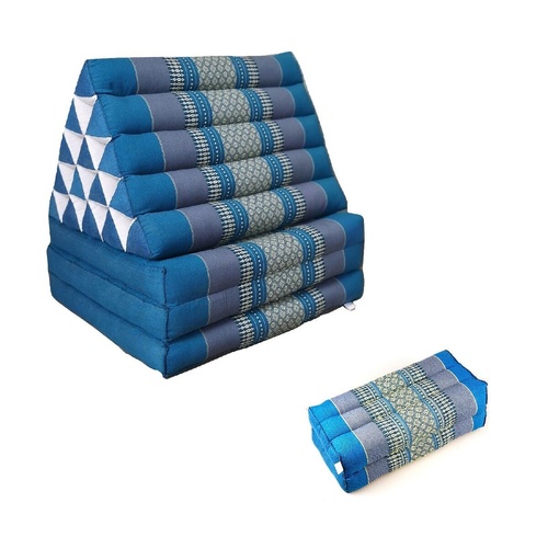 Jumbo Thai Triangle Pillow THREE FOLDS + Arm Leg Rest Block