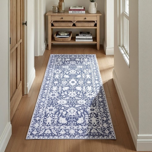 Hallway Runner Rug Soft Velvet Washable Modern Kitchen Mat