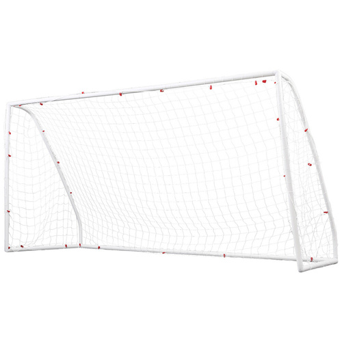 Soccer Football Goal Net UPVC Frame with PE Mesh Weatherproof Portable Goals for Backyard Training Competitive Play